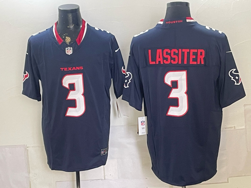 Men Houston Texans #3 Lassiter blue 2026 Nike  NFL Jersey 0722004->houston texans->NFL Jersey